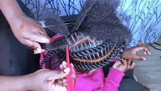 Rope twist tutorial no additional extensions ||flat twist majongoo