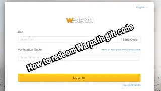 How To Redeem Warpath Gift Code (Tagalog Tutorial)