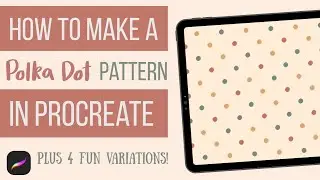 How to create a polka dot pattern in Procreate