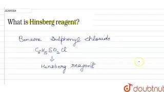 What is Hinsberg reagent?