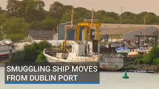 Smuggler's ship leaves Dublin Port after almost 10 years