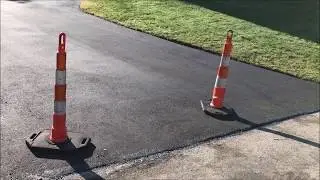 How to cure newly asphalt paved driveway faster quickly and how to care for it.