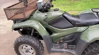 2007 Honda rancher 420 2wd Walk Around and Startup