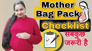 Delivery bag packing list / FIRST PREGNANCY ANNOUNCEMENT 2022  | Pregnancy vlog indian