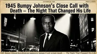 1945 Bumpy Johnson&rsquo;s Close Call with Death &ndash; The Night That Changed His Life