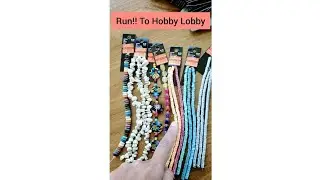 Hobby Lobby Clearance Haul #beads #leather #haul #hobbylobby #hobby #beadsjewellery #hobby #hobbies