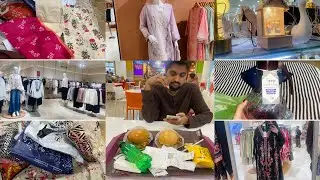 Husband k Sath gae Eid& Ramadan Shopping ❤️Ramzan k lya new suit la lya❤️ 