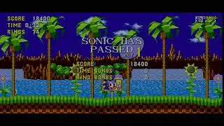 Jugando Sonic 1 hasta que me salga un game over