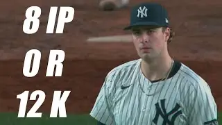 Cam Schlittler Strikes Out 12 over 8 Shutout Innings vs Red Sox in a His Playoff Debut!
