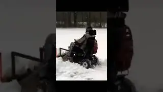 4x4 Wheelchair Snow Plow: Clearing the Way