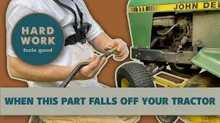 I Lost Steering!: How To Replace a Tractor/Riding Lawn Mower Drag Link (Steering Rod)