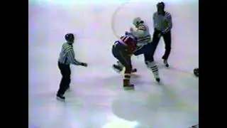 John Kordic (Cape Breton Oilers) Vs. Richie Walcott (Baltimore Skipjacks) Mar. 17th, 1992