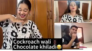 Cockroach 🪳walic chocklate  khiladi 😱😳😂 #vlog #family #trending #youtube #viral #funny 