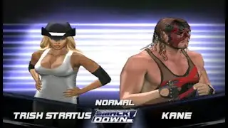 WWE Raw 2 Ruthless Aggression Xbox (Trish Stratus vs Kane) Normal Match