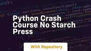 python crash course no starch press