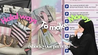 Halal Ways to Make Money at Home in 2025 | Easy Income Ideas for Muslim Teens(age14-20+) 💗✨
