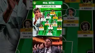 Real Betis 2025/26 Full Squad Announced 🟢⚪