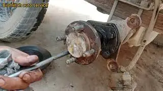 how to change back wheel excel sel United 100 cc rickshaw loader