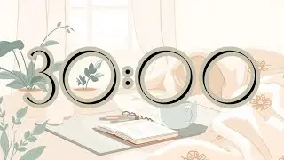 30 Minute Cozy Wellness Countdown Timer | Relax, Reset & Recenter with Relaxing Lofi Muisc