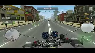 Wheelie, traffic rider game, bike CX750F