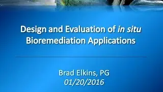 Design and Evaluation of in situ Bioremediation Applications