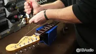 Quick Guitar Repair. Fender Telecaster Deluxe with P-90s Fret Level/ Recrown. Play test at end!