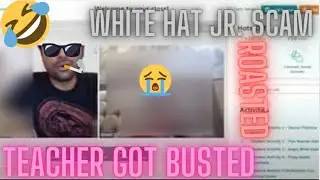 Teacher got busted white hat jr scam 😂| D__ROASTER |