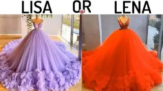 Lisa or Lena(edition video)girls fashion#quiz Lisa....