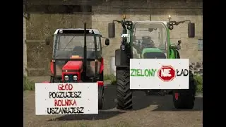Nowa seria FS22-Protesty rolników na mojej wsi! #1