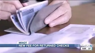 City of Minot implements $35 fee for returned checks