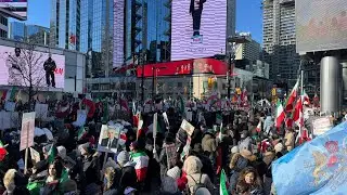 Toronto LIVE: Crazy scene downtown at a rally for Iran + February is here