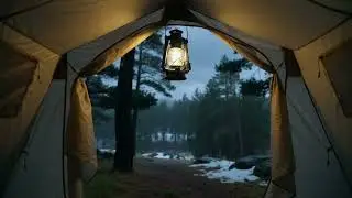 {UPDATED} Cozy Mountain Tent ASMR 🌧️ Gentle Rain Sounds, Stress Relief & Deep Sleep