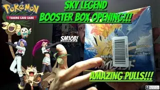 Pokemon TCG - Opening a Sky Legend Japanese Booster Box! SM10B!!