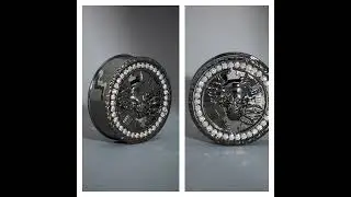 Tungsten Steel Hell's Timekeeper Skull Ear Gauge Tunnel