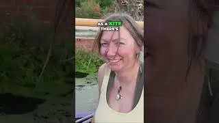 I made her crawl into the rusty old water tank!!  #narrowboat #boatlife #offgrid