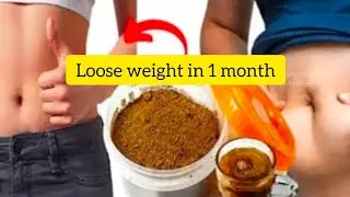 ''Loose weight in 1 month|| Belly fat cutter drink|| I can cook''