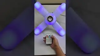 L&acirc;mpada LED P&eacute;tala Com Alto Falante Colorido RGB Com Bluetooth