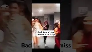 What is happening backstage of the Miss UNIVERSE 2024.#beutypageant #beutypageant #miss