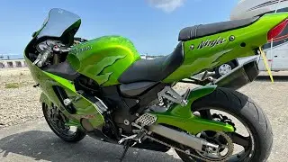 Kawasaki ZX12R quarter mile acceleration (Stock bike) 