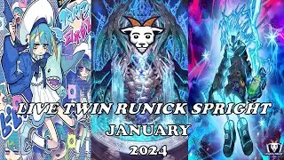 Yu-Gi-Oh! *UPDATED* LIVE TWIN RUNICK SPRIGHT DECK PROFILE! JANUARY 2024
