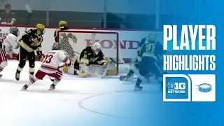Riley Thompson Highlights vs. American International | Ohio State Hockey | 10/12/2024