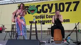 Calista Clark & Mia Morris York Fair Froggy 107.7 stage 7-27-2022 part 11 of 13 Chain Of Fools