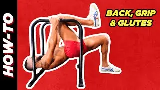 HOW TO- Bridge Hang 2-Arms & 1-Leg: Grow Glutes, Stretch Hip Flexors & Build Back
