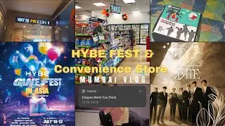 HYBE Cine Fest Vlog Watched ENHYPEN’s FATE TOUR + Mumbai Convenience Store Tour #enhypen #tour