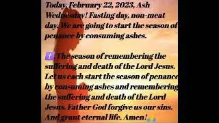 Ash Sunday ll Father God Pardon Our Sins ll #jesus #blessed