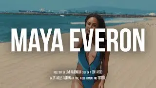 Portrait Video - Maya Everon on Seal Beach | Sony a6300 + 50mm