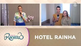 Letícia Andrade mostra com detalhes o que o espaço Hotel Rainha oferece
