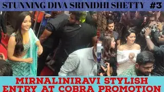 Cobra / Srinidhi Shetty / MirnaliniRavi /Meenakshi / Entry In Cobra /Movie Promotion / Nexus Mall