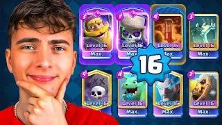 ALLES LEVEL 16 MAXED AUF F2P ACCOUNT? 😍🔥 | Clash Royale Deutsch