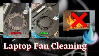 laptop Heating problem Solved 💯 | Laptop Fan Cleaning | Guide